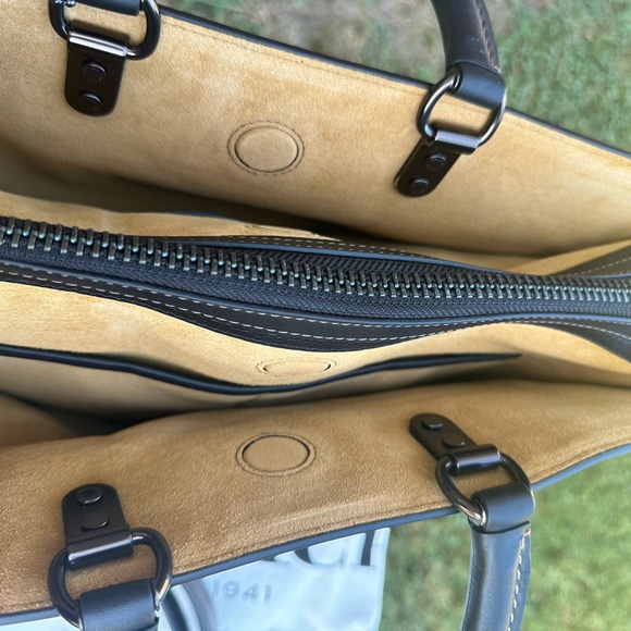 Coach Rogue Brief, Leather. New Without Tag, Includes Dust Bag. - Picture 6 of 13